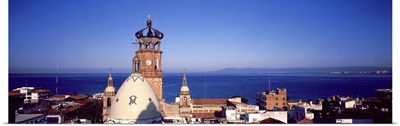 Cathedral City and Bay Puerto Vallarta Mexico