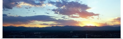 City at the sunrise, Denver, Colorado,