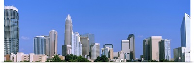 City skyline, Charlotte, Mecklenburg County, North Carolina, USA