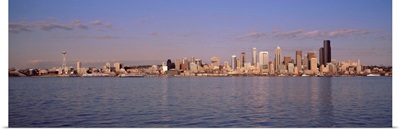 City viewed from Alki Beach Seattle King County Washington State 2010