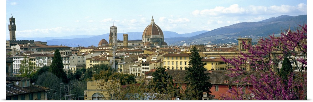 Florence, Italy view of the central city from the San Niccolo district