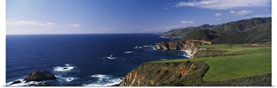 Cliffs on the coast, Big Sur, California
