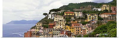 Cliffside buildings of Cinque Terre region, Manarola, Italy