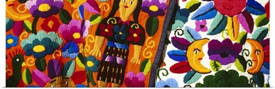 Close-up of textiles, Guatemala