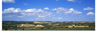 Clouds over a landscape, Newspaper Rock, U.S. Route 211, Canyonlands National Park, Needles, Utah