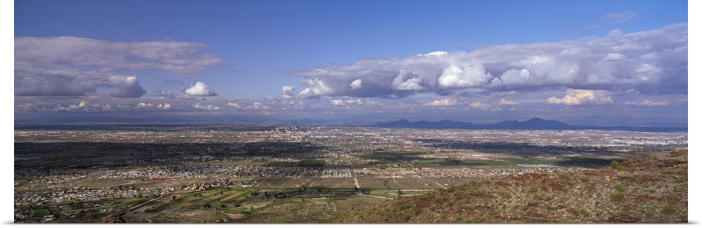 Clouds over a landscape, South Mountain Park, Phoenix, Maricopa County, Arizona