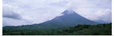 Clouds over a mountain peak Arenal Volcano Alajuela Province Costa Rica