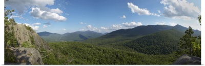 Clouds over a mountain range, Adirondack Mountains, New York State