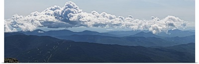 Clouds over mountains, Mt Washington, New Hampshire