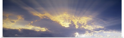 Clouds with God Rays