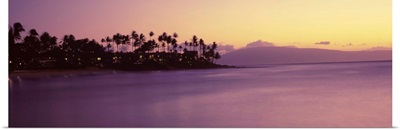 Coastline at dusk, Maui, Hawaii II