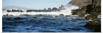 Crashing Waves Lone Ranch Beach OR