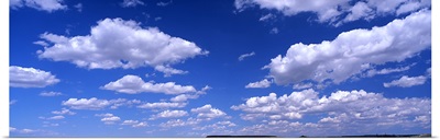Cumulus clouds in the sky, Texas