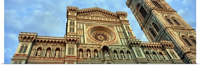 Detail of Campanile Tower, Duomo Santa Maria Del Fiore, Florence, Tuscany, Italy