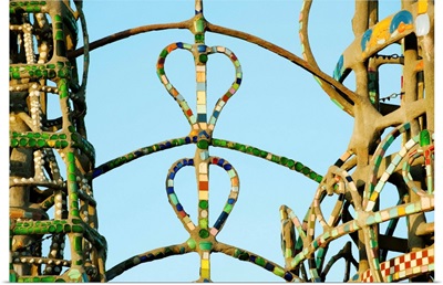 Details of the Watts Tower, Watts, Los Angeles, California