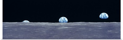Earth Rise fr Lunar Surface