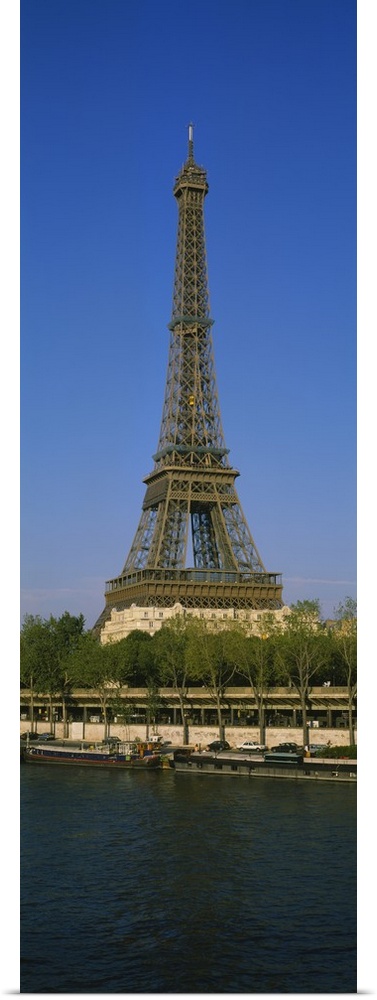 Eiffel Tower Seine River Paris France