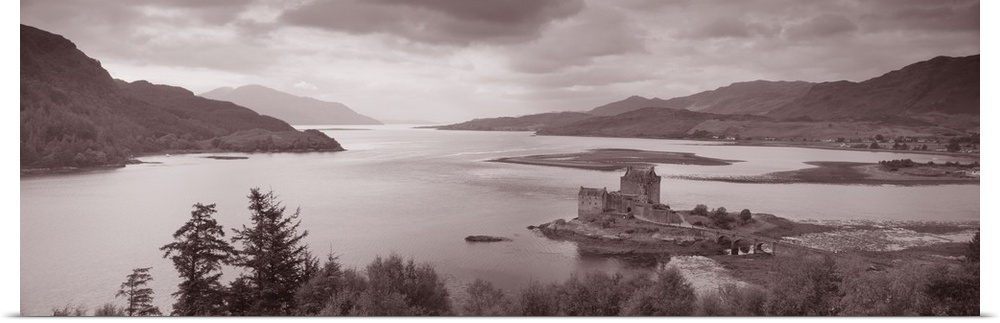 Eilean Donan Castle on Loch Alsh & Duich Scotland