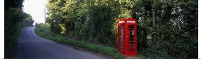 England, Worcestershire, phone booth
