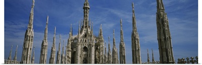 Facade of a cathedral, Piazza Del Duomo, Milan, Italy