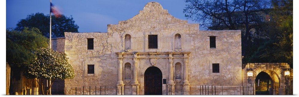 Facade of a church, Alamo, San Antonio, Texas