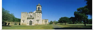 Facade of a church, Mission San Jose, San Antonio Missions National Historical Park, San Antonio, Texas