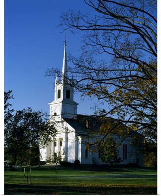 Facade of a church, Topsfield Congregational Church, Topsfield, Essex County, Massachusetts,
