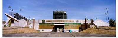 Facade of a football stadium, Colorado State University Football Stadium, Colorado