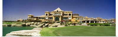 Facade of a golf course, The Cascades Golf & Country Club, Soma Bay, Hurghada, Egypt