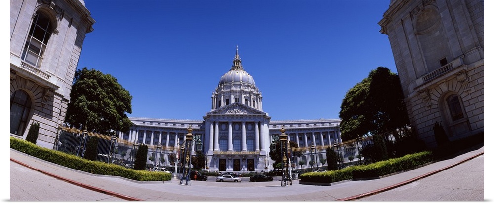 Facade of a government building, San Francisco City Hall, San Francisco, California,