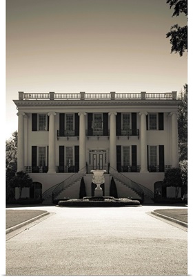 Facade of President's House, University Of Alabama, Tuscaloosa, Alabama