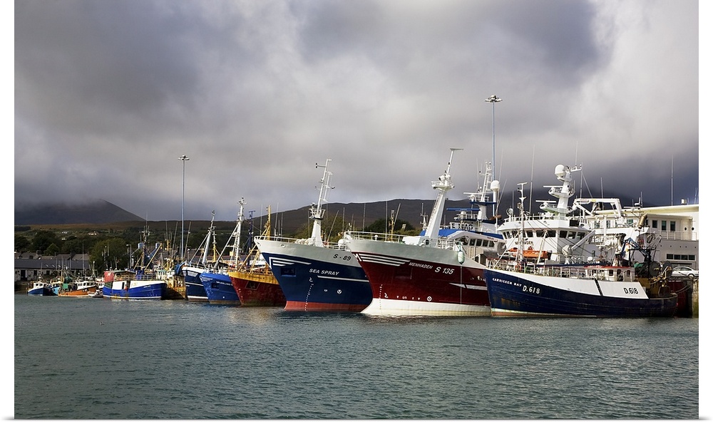 Fishing Boats in the Harbour, Castletownberehaven, Beara Peninsula, County Cork, Ireland