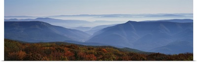 Fog over hills, Dolly Sods Wilderness, Monongahela National Forest, West Virginia