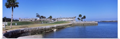 Fort at the seaside, Castillo De San Marcos National Monument, St. Augustine, Florida