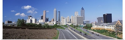 Freedom Parkway & skyline Atlanta GA