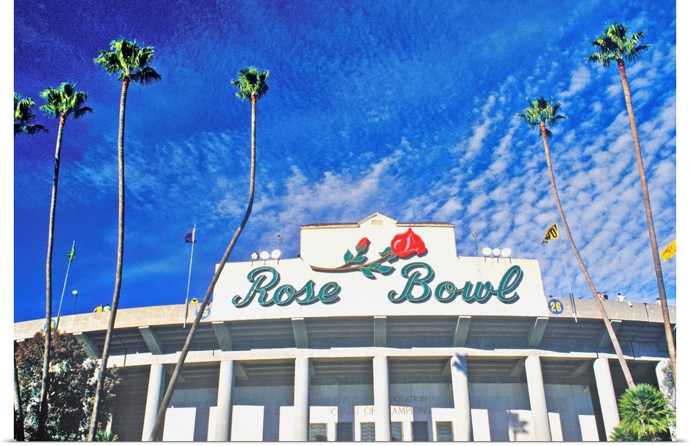 Front entrance to the Rose Bowl in Pasadena, Pasadena, California