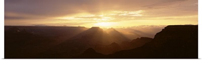 God Rays   Sunrise at S Rim Grand Canyon Nat'l Park   AZ