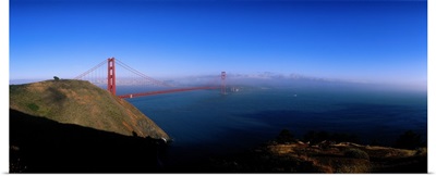 Golden Gate Bridge with Fog San Francisco California
