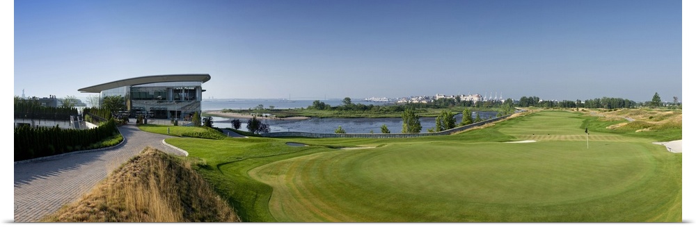 Golf course, Liberty National Golf Course, Jersey City, New Jersey, USA