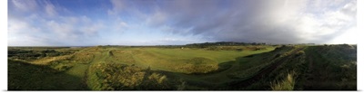 Golf course on a landscape, Royal Troon Golf Club, Troon, South Ayrshire, Scotland