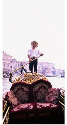 Gondolier Venice Italy