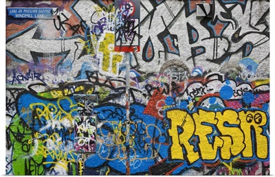 Grafitti on the U2 Wall, Windmill Lane, Dublin, Ireland
