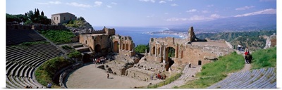 Greek Theater Taormina Sicily Italy