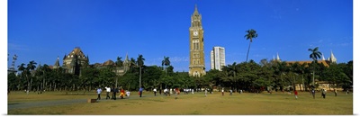 Group of people in the field, Oval Maidan, Mumbai, Maharashtra, India