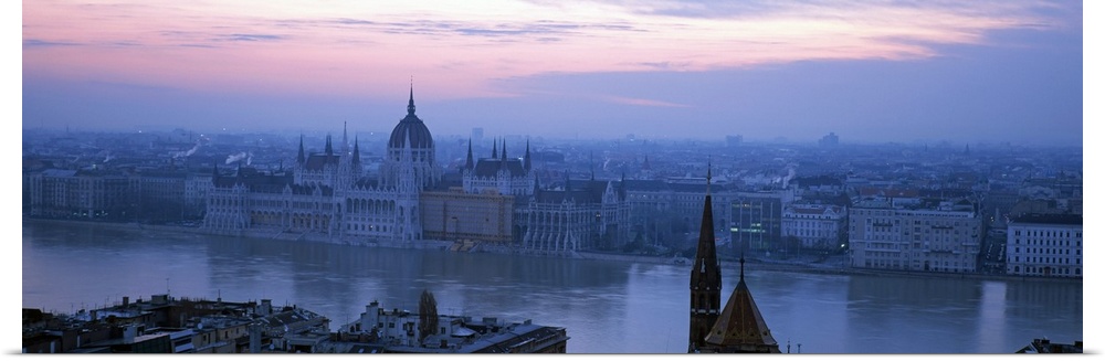 High angle view of a city Budapest Hungary
