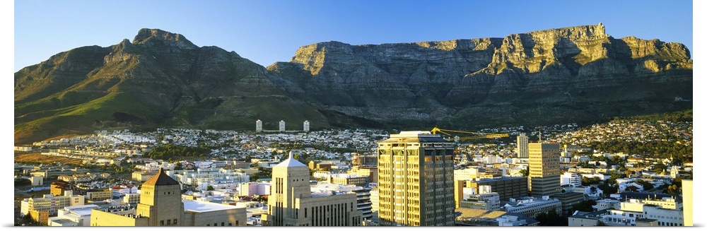 High angle view of a city, Cape Town, South Africa