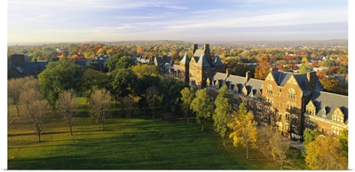 High angle view of a college, Trinity College, Hartford, Connecticut