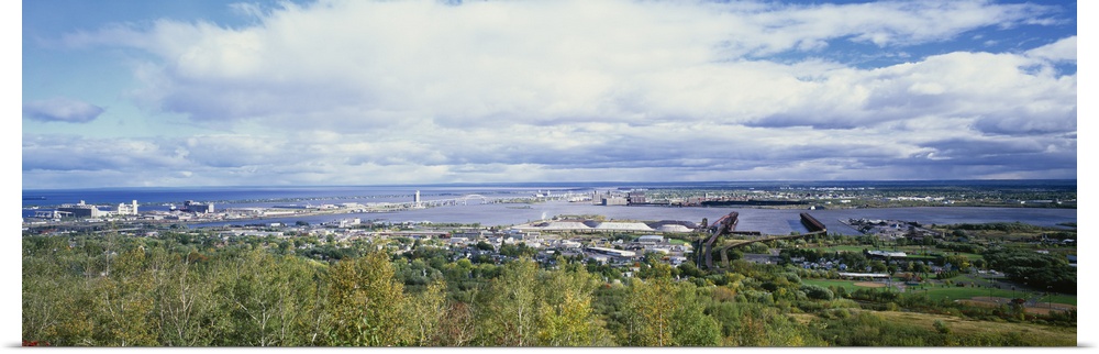 High Angle View Of A Harbor, Lake Superior, Duluth, Minnesota