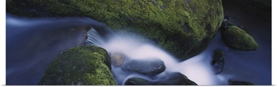 High angle view of a waterfall, Great Smoky Mountains National Park, Tennessee