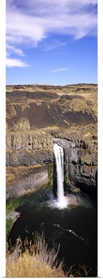 High angle view of a waterfall, Palouse Falls, Palouse Falls State Park, Washington State
